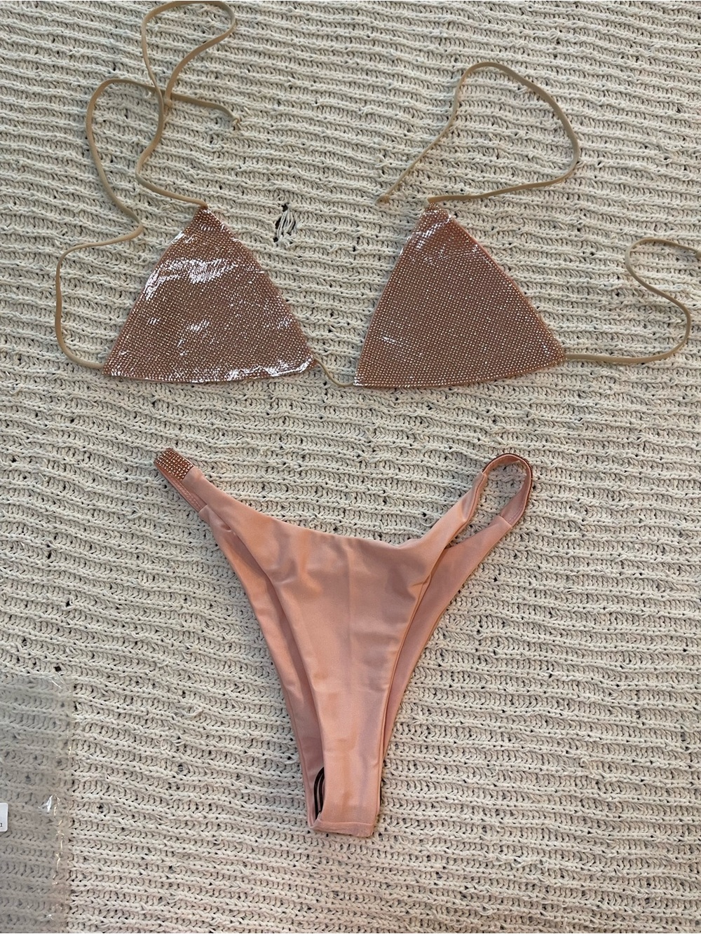 Source Unknown Blush Pink Bikini Bottom